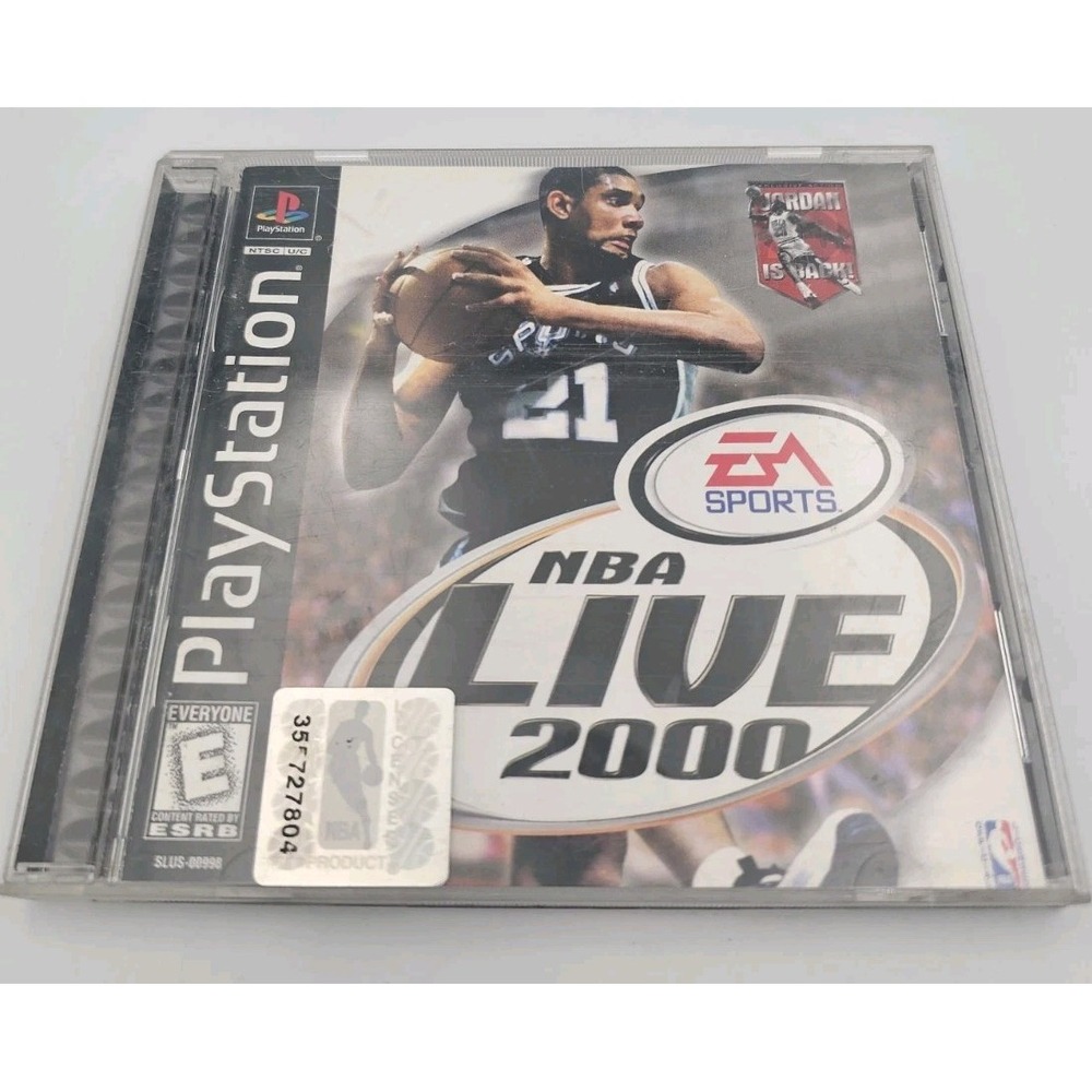 NBA Live 2000 (Sony PlayStation 1, 1999) E A Sports
